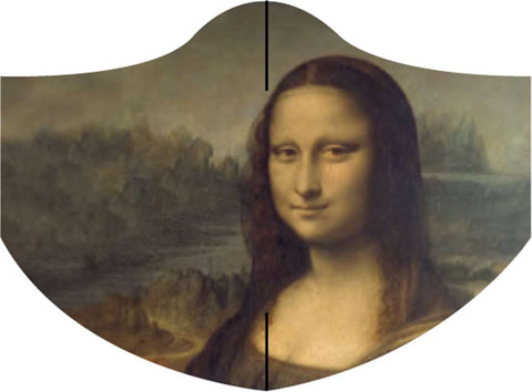 Loqi Museum Face Mask- Leonardo Da Vinci Mona Lisa