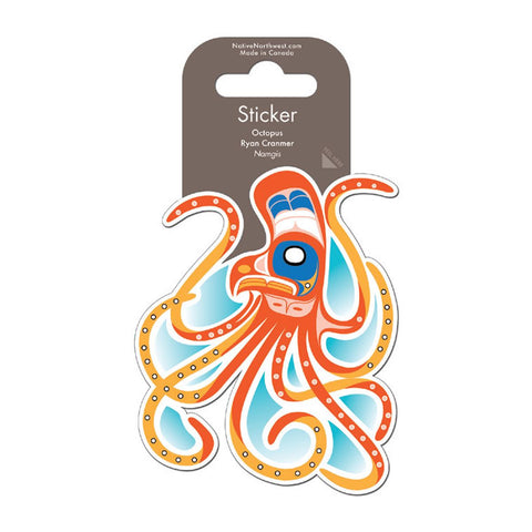 Sticker - Octopus by Ryan Cranmer