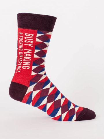 M-CREW SOCKS - Busy Making a Difference