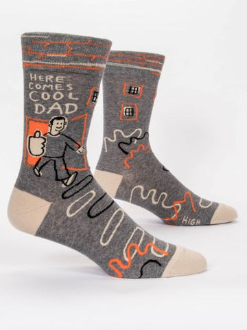 M-CREW SOCKS - Here Comes Cool Dad