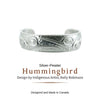 Image of Silver-Pewter Hummingbird Bracelet (6.5") Kelly Robinson