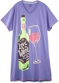 Women's Sleepshirt: Love the Wine your with