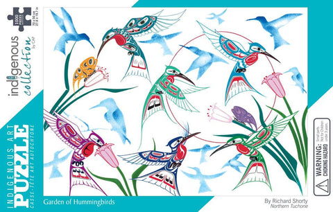 1000 pcs Puzzle- Garden of Hummingbirds